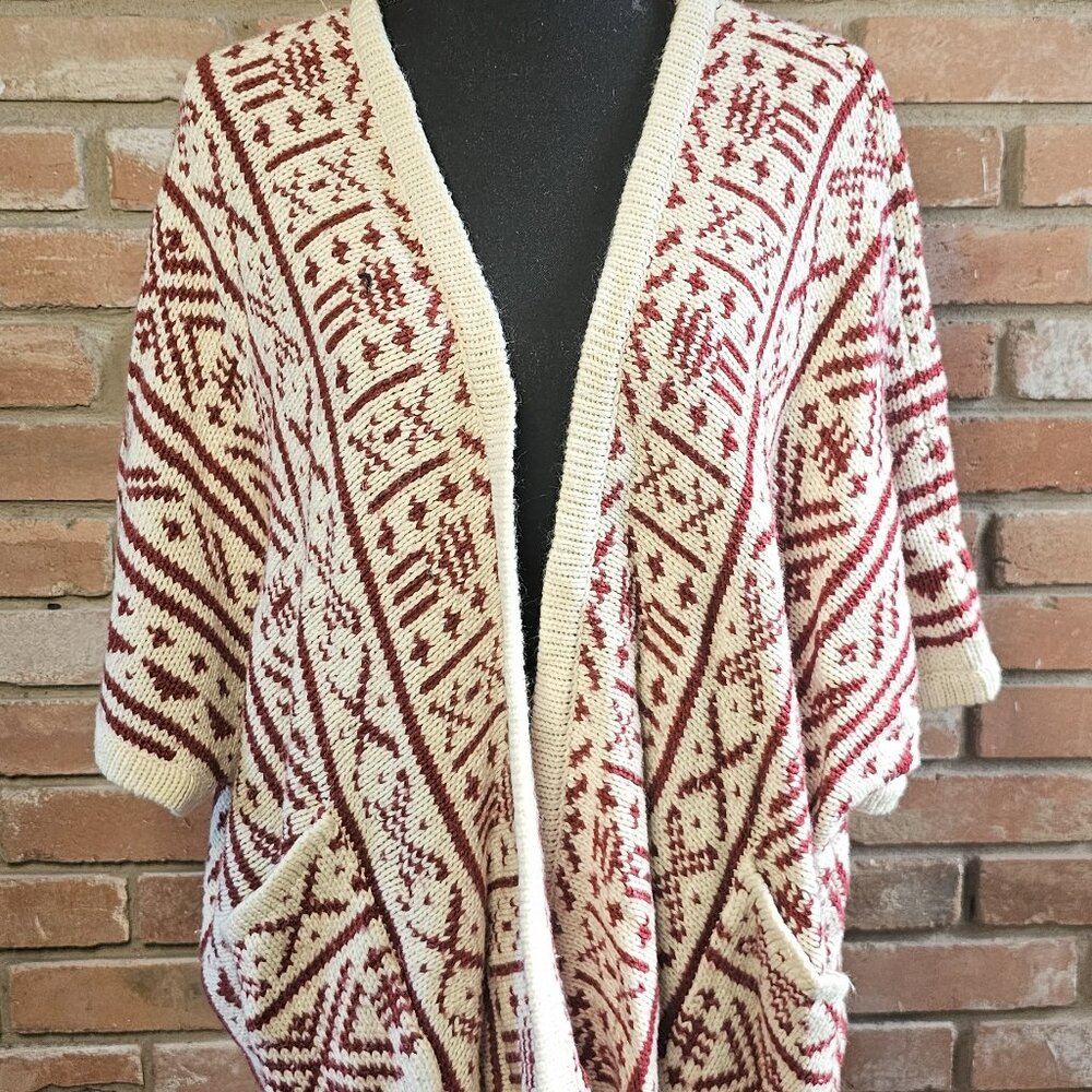 Fashion Union Knit Cardigan with Fringe – Size M/L
